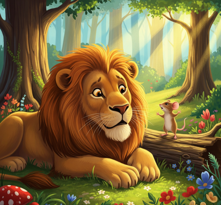 Aslan ile Fare Masalı Oku – Ezop Masalları aslan-ile-fare